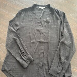 Monday fun black blouse size medium play or work casual fun